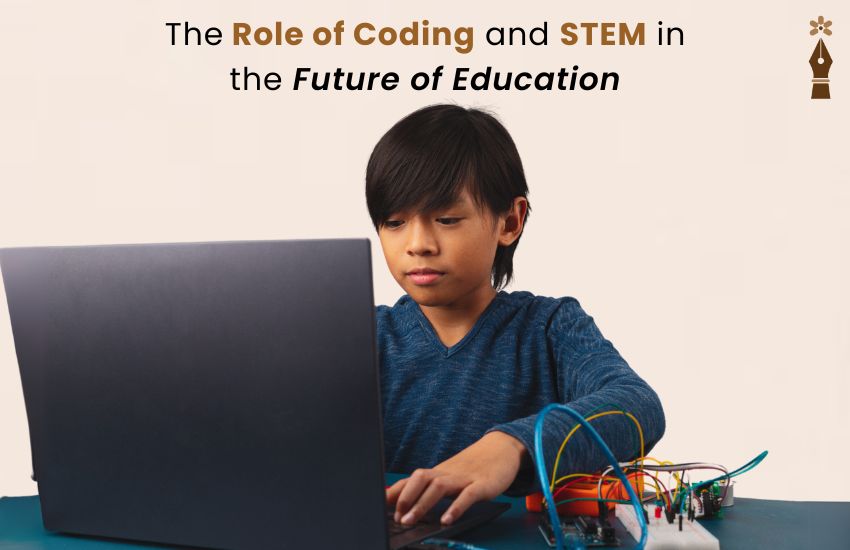 Young students learning coding and STEM through fun classroom activities and educational tools