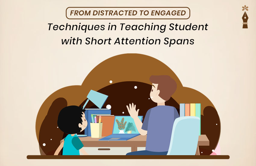 Teacher engaging students in a classroom with interactive teaching techniques.